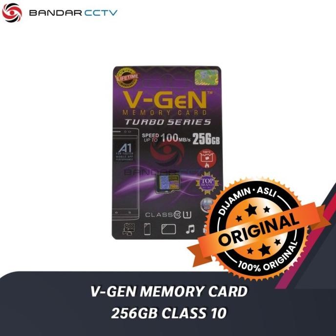 MICRO SD V-GEN MEMORY CARD 256GB CLASS 10