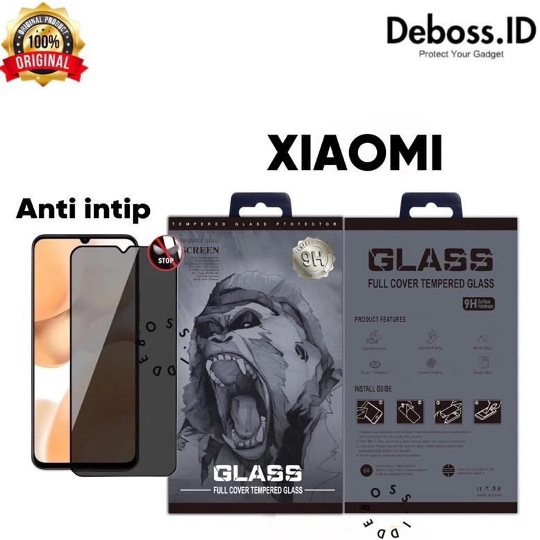 Pj - Gorilla Glass Tempered Glass Anti Spy Xiaomi Redmi Note 10 10 5G 10S 10 Pro 11 11S 11S Nfc 11 P