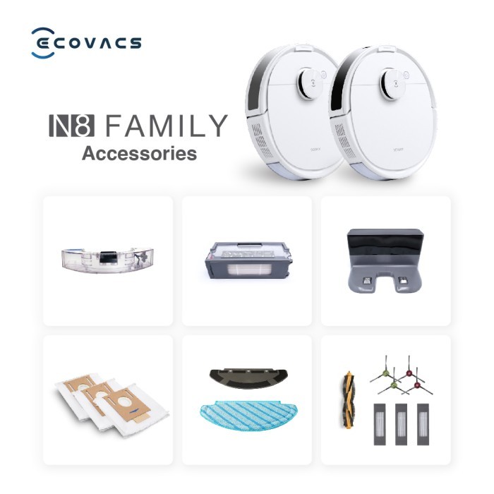 Ecovacs Deebot N8/N8 Pro Exchangeable & Sparepart Accessories Promo
