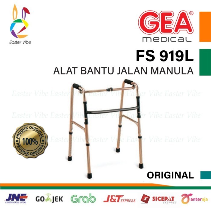 Promo Gea Fs 919 L 919L Walker Alat Bantu Jalan Manula Orang Tua