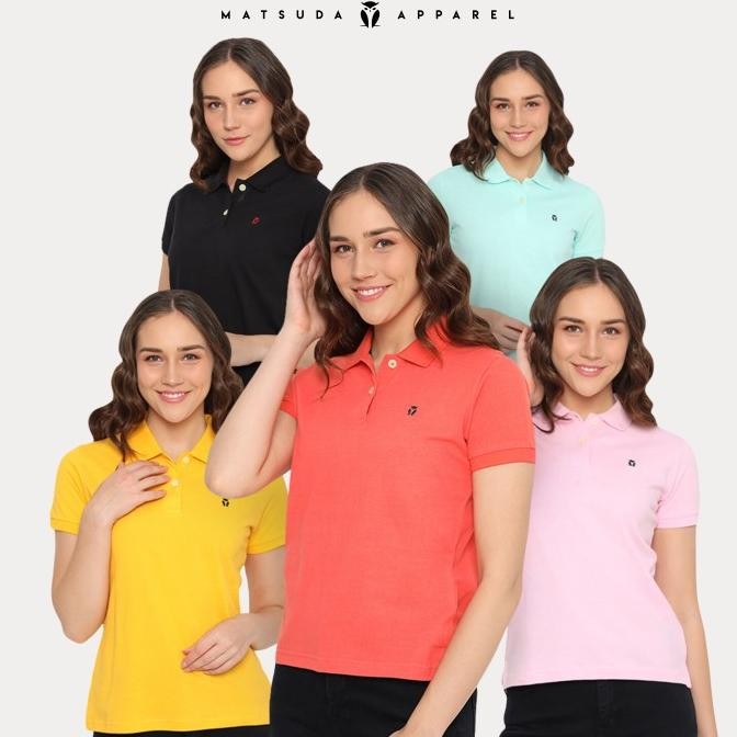 MATSUDA KAOS POLO SHIRT WANITA KERAH EVE