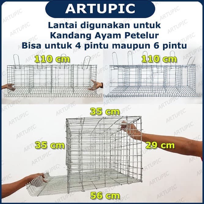 Alas Lantai Kandang Baterai Ayam Petelur