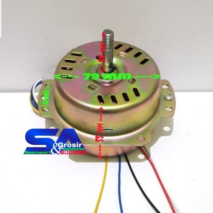 DINAMO BOXFAN MODEL MASPION-MOTOR BOX FAN KIPAS ANGIN KOTAK DUDUK