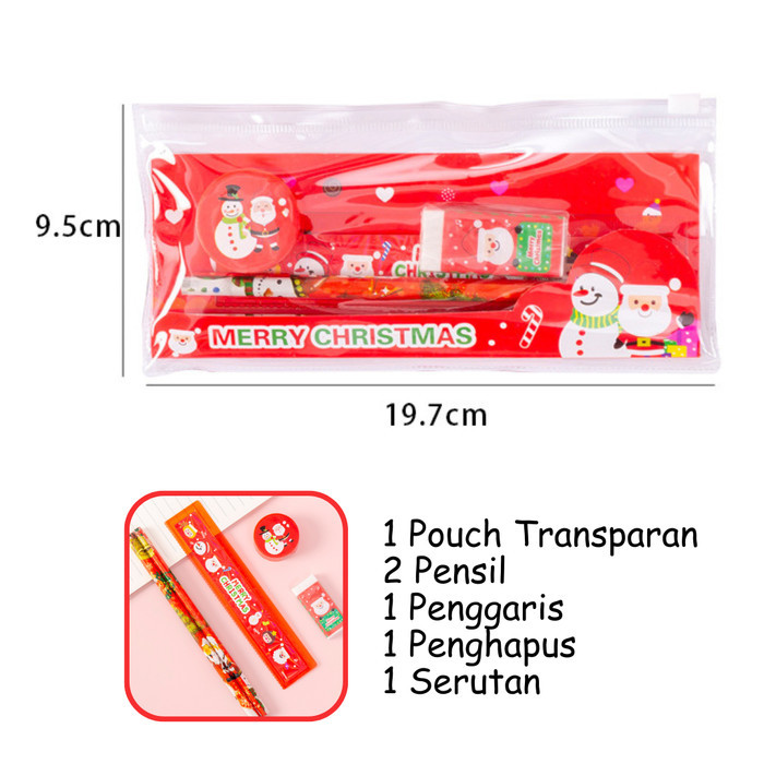 

NEW! ZOZO Pulpen Gel Motif Natal Pen Lucu Karakter Christmas Pena Bolpen - Pensil X'Mas 1 SET Limited