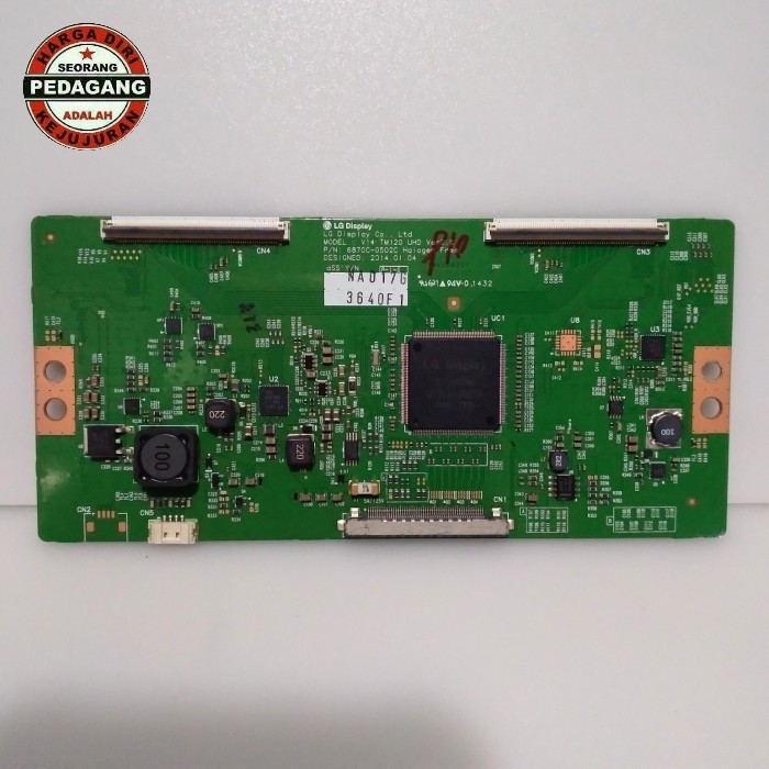 TCON TICON T CON TIKON LOGIC BOARD TV LED LG DISPLAY MODEL V14 TM120 UHD VER 0.6