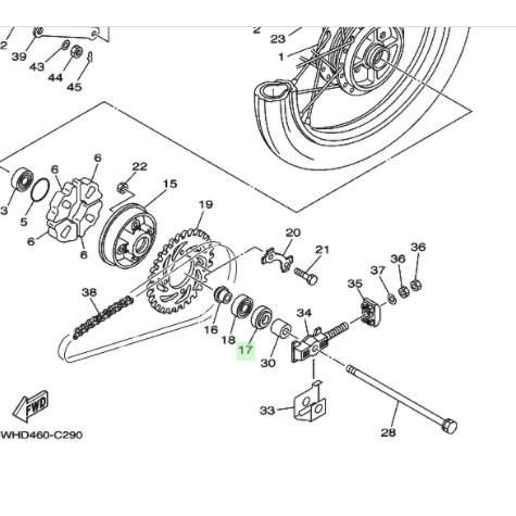 Seal Nap Gear Belakang Alfa Force 1 F1Zr Fizr Rxs L2 Super 93106-30817 Termurah Langka