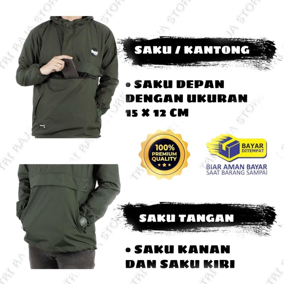 Hot ( Cod ) Jaket Parasut Big Size Pria - Jaket Waterproof Pria Ukuran Besar - Jaket Parasut Pria Xx