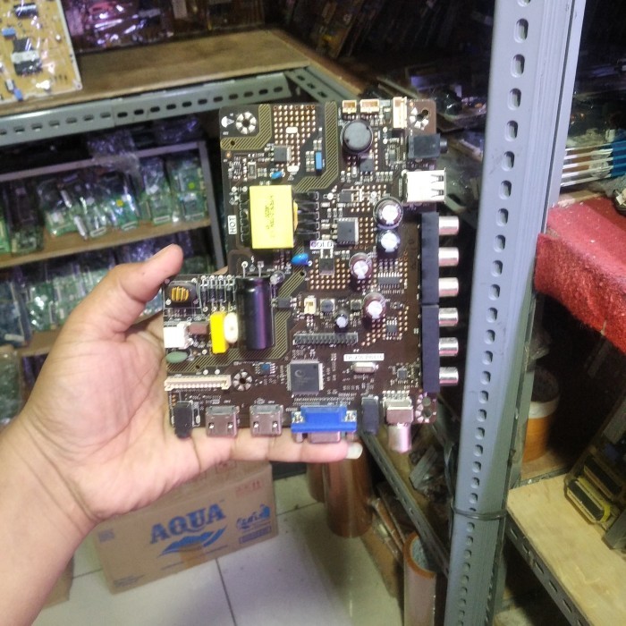 AKARI LE-32V90 MAINBOARD - MOTHERBOARD - MB TV LED AKARI LE-32V90