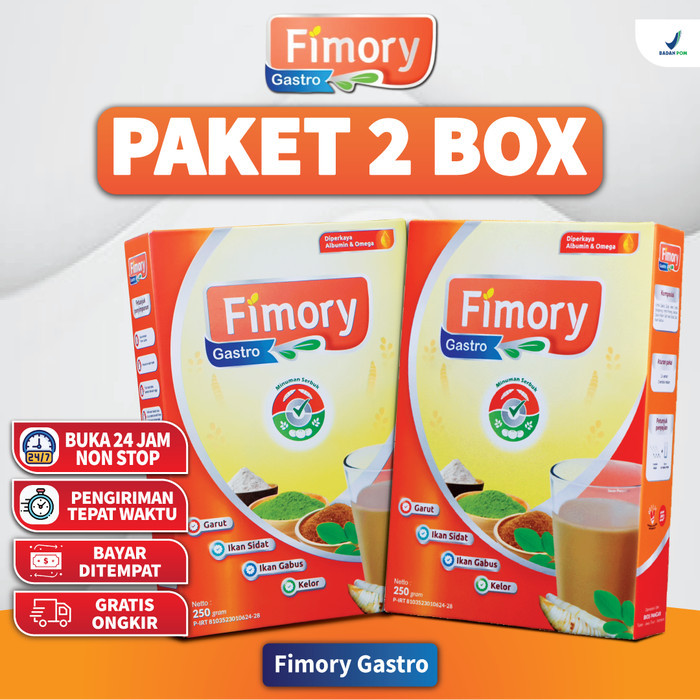 

2 Box Fimory Gastro Sereal Umbi Garut Solusi Asam Lambung Dan Gerd - 250Grm Promo