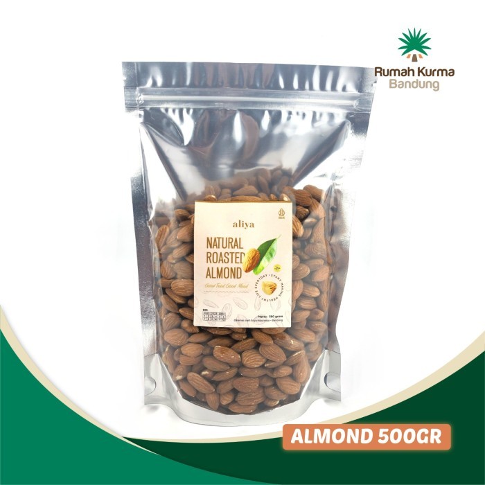 

Kacang Almond Kupas Panggang Premium Natural Roasted Almond 1 Kg Terlaris
