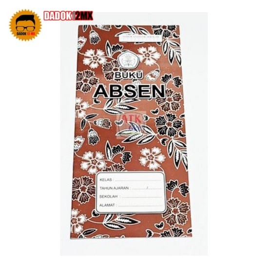 Buku Absen Motif Batik