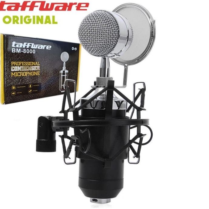 Mikrofon Taffware Mic BM 8000 smule BM8000 Microphone Recording Clear