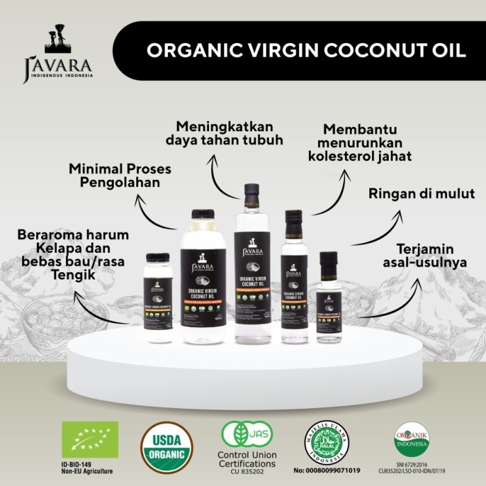 

Minyak Kelapa Murni Javara 1000 Ml Javara Virgin Coconut Oil 1000 Ml Terbaik