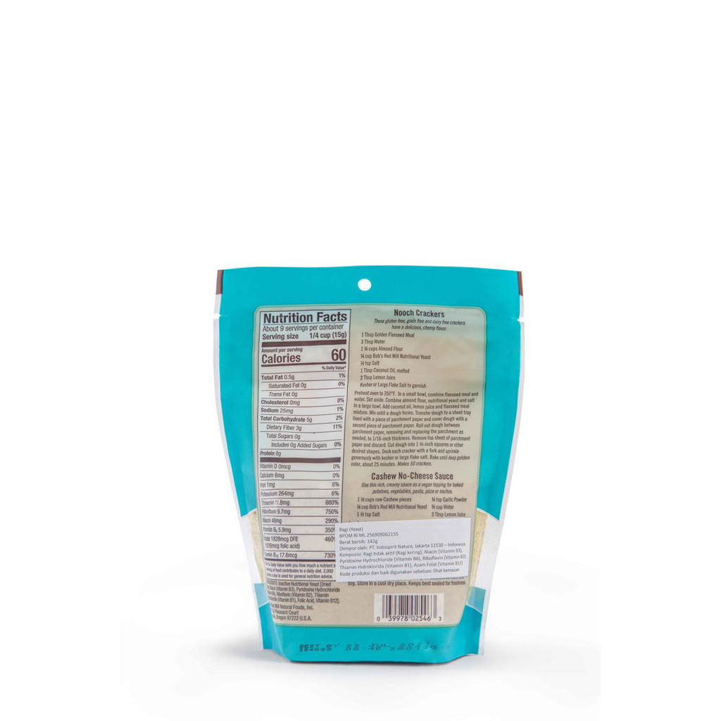 

Bob'S Red Mill Nutritional Yeast 142 Gr Diskon