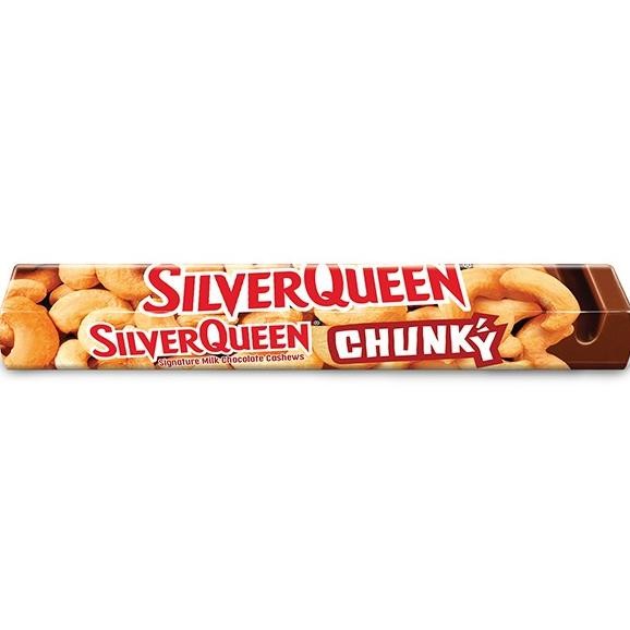 

New Sale Silverqueen Chunky Bar Cashew 95 G Stok Terbatas