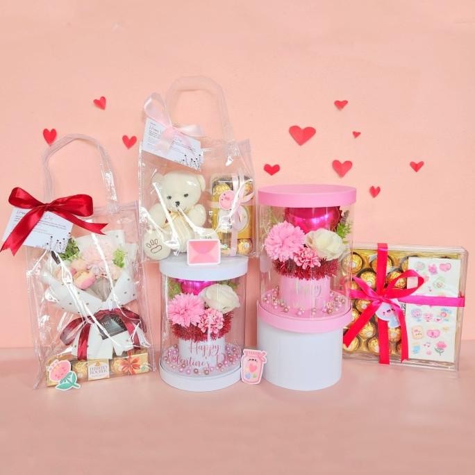 

Diskon! valentine hampers | buket bunga valentine | kue valentine