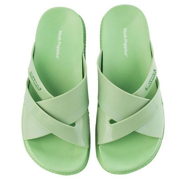 Hush Puppies Sandal Wanita Peyton Slip On In Green