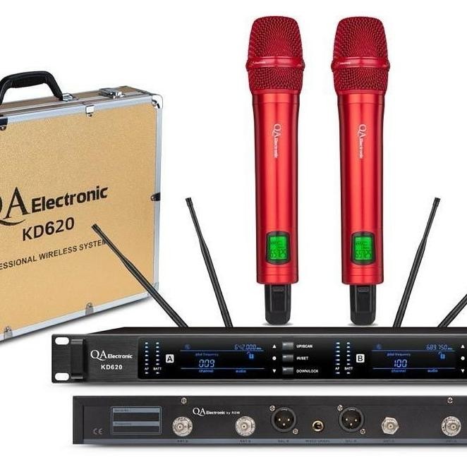 MIC WIRELESS QA ELECTRONIC KD620 UHF ORIGINAL MULTI CHANNEL KD 620