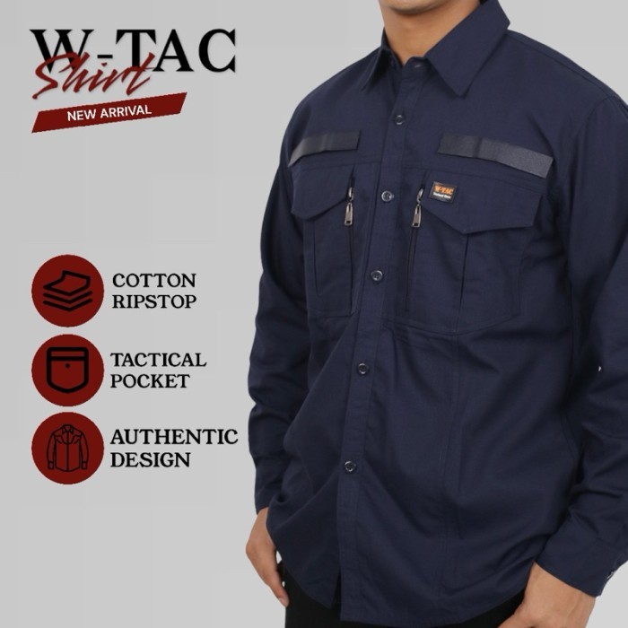 KEMEJA TACTICAL W TAC - LENGAN PANJANG - KEMEJA WTAC - TACTICAL - 511