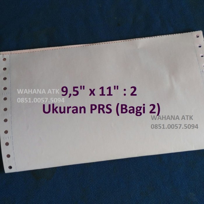 

Continuous Form Sinar Mentari Ukuran 9,5" X 11":2 Rangkap 4 New