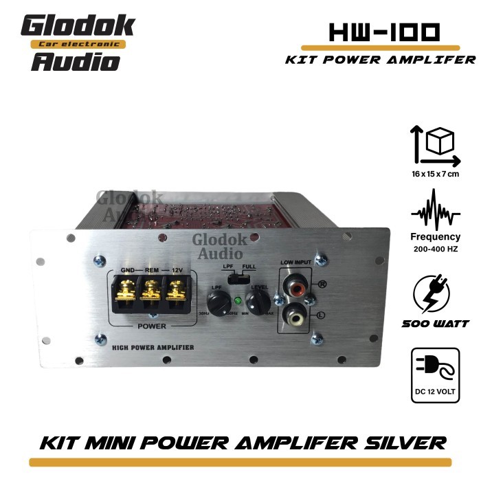 Terbaru Kit Bass Tube Subwofer Power Amplifier Dc12 Volt