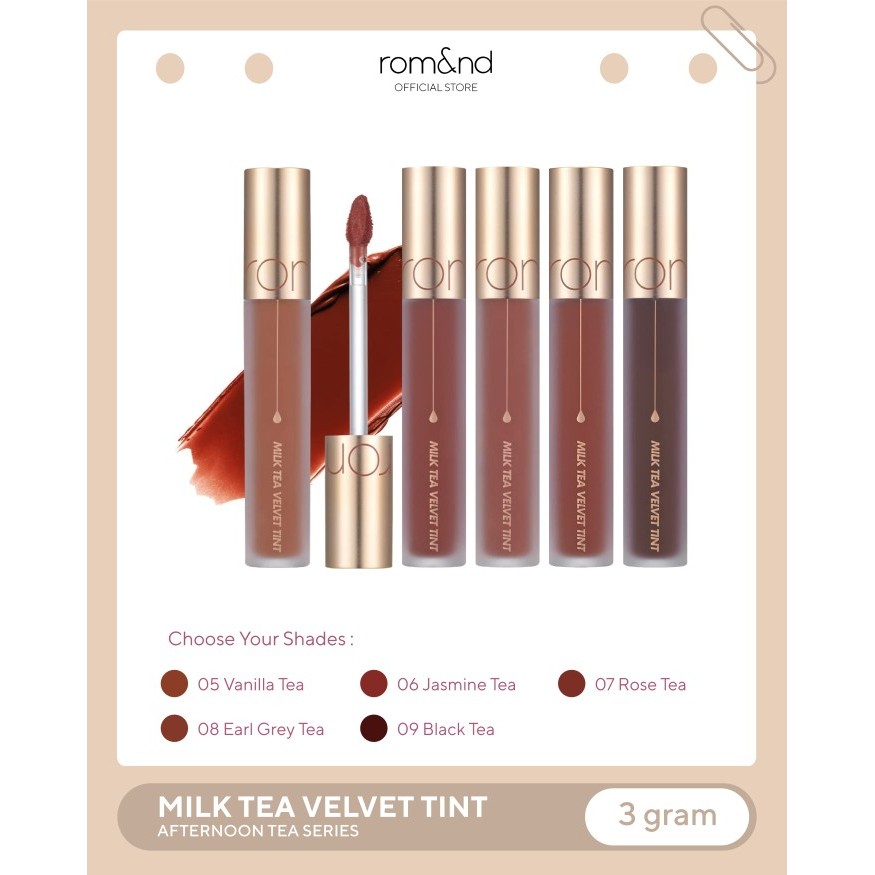 New Romand - Milk Tea Velvet Tint (All Shades) Promo