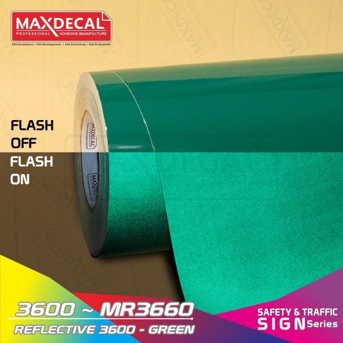 

Maxdecal Reflective 3600 Scotchlite Mata Kucing Reflektor 120Cm [Roll] Terlaris