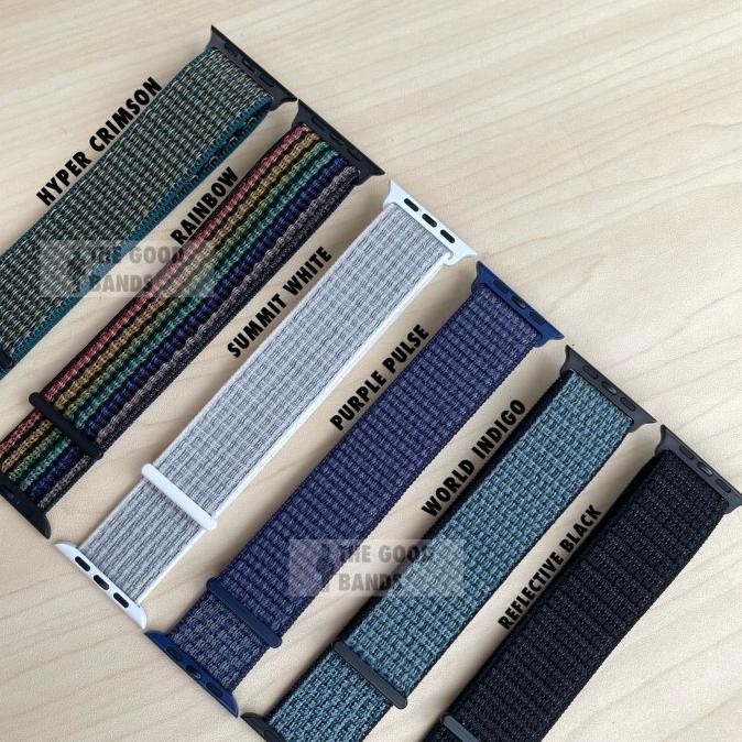 NEW Strap Apple Watch Series 7 NIKE SPORT LOOP nylon Band Iwatch 41mm 45mm