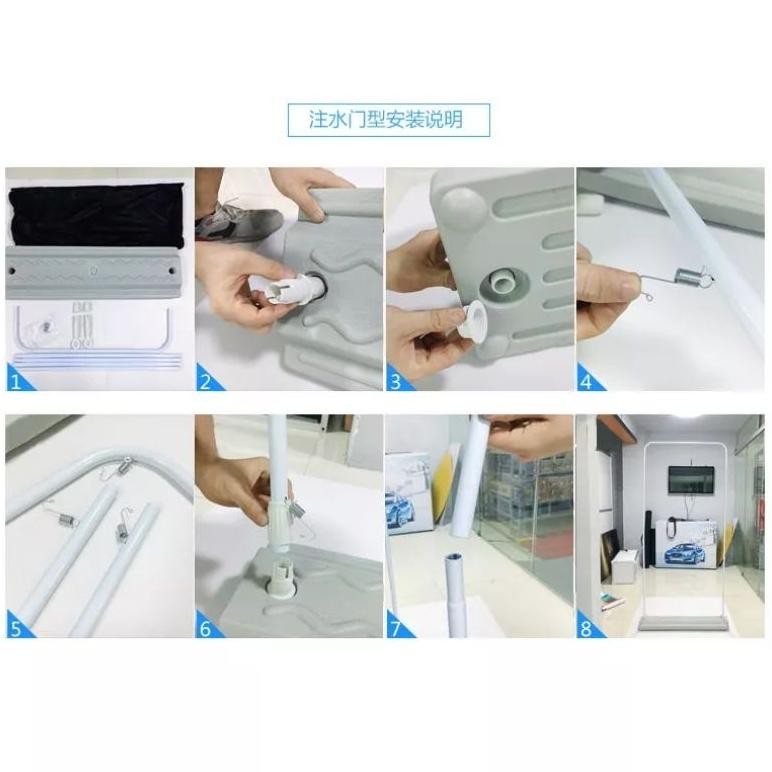 READYYY>> 60X160 STAND BANNER WATER TANK OUTDOOR / TRIPOD BANNER OUTDOOR / DOORFRAME WATER TANK OUTD