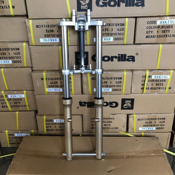 sok shock assy ninja pnp rx king merk gorilla tinggal pasang