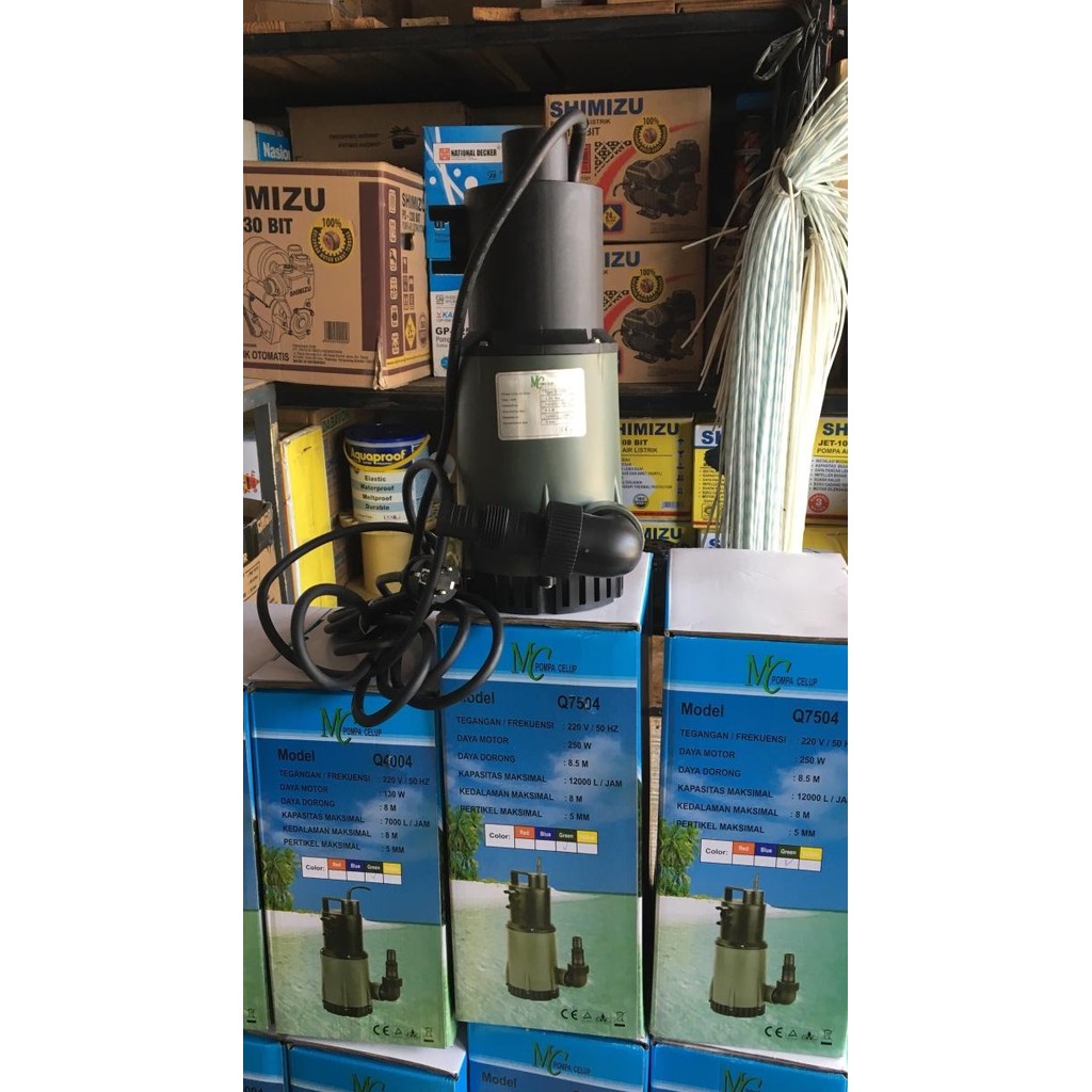 Mesin Pompa Air (pompa Celup/Rendam) Mc Q7504 Non Automatic