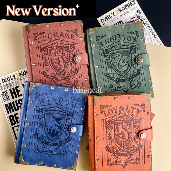 

(A5 Size) Binder Journal Set Hogwarts House Version / Agenda Notebook Terlaris