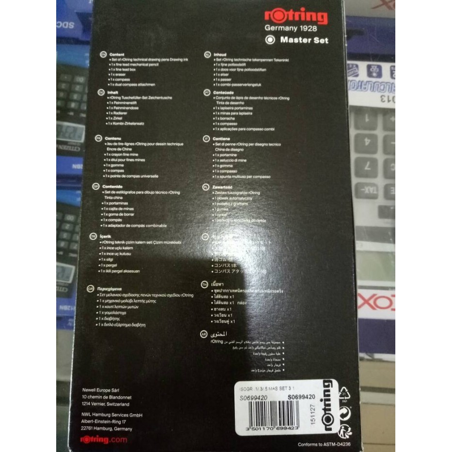 

College Set Rotring 01 03 05 Terbaru