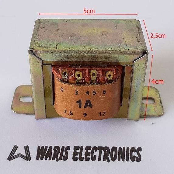 TRAFO 1A AMPERE 0 MATAHARI NON CT TRAVO 12V TOOLS N PARTS 20F23