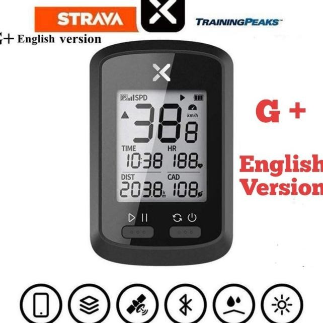 Xoss Komputer G+ Satelit Gps Speedometer Sepeda Bluetooth