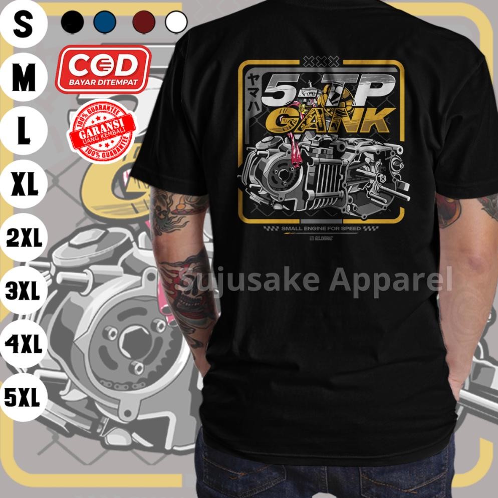 Promo Kaos 5Tp Gank Yamaha Jupiter Z Vega R New Menolak Punah Pria Distro Original Sujusake Apparel