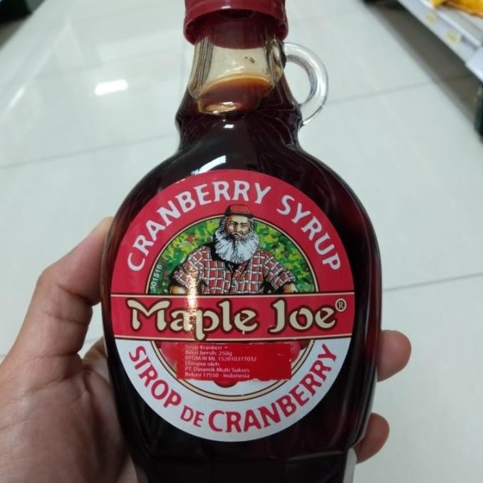 

Maple Joe Cranberry 250 Ml / Sirup Maple Rasa Craberry Terlaris