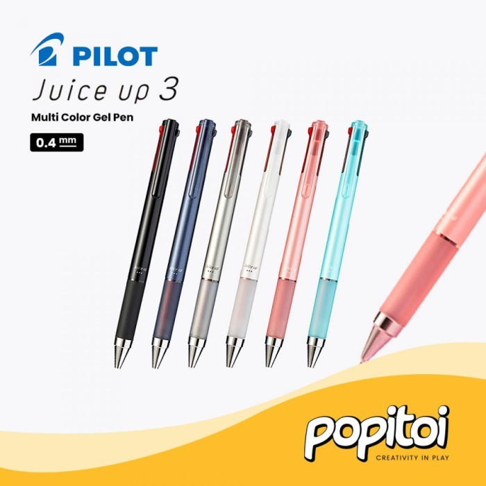 

Terlaris Pilot Juice Up 3 Multi Color Gel Pen 0.4 mm Bolpen Cetekan SALE