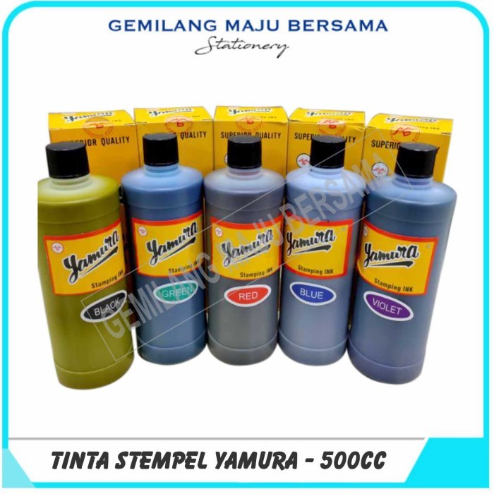 

Terlaris Tinta Stempel Yamura 500cc (Biru, Hijau, Hitam, Merah, Violet) SALE