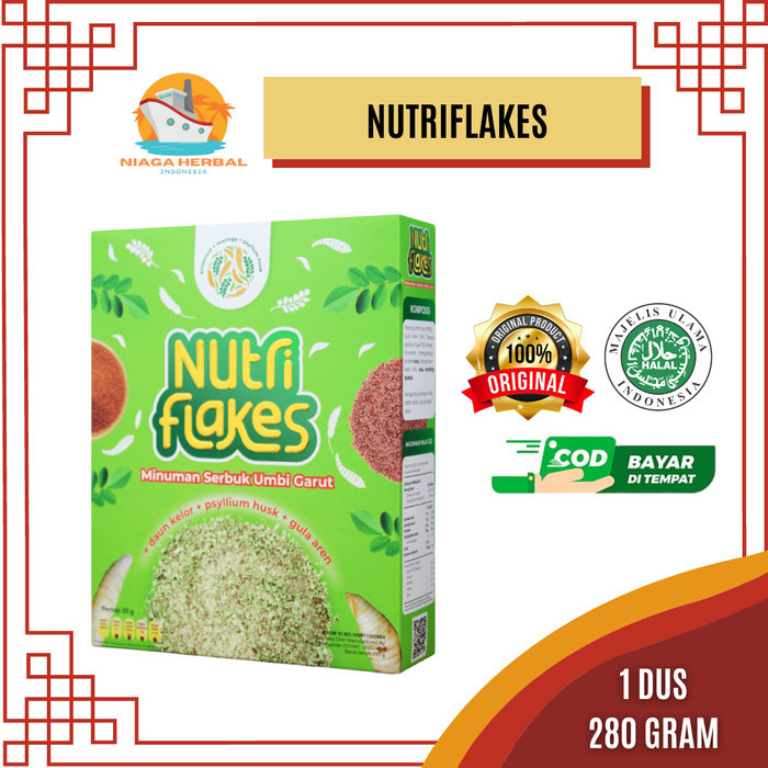 

NUTRIFLAKES SEREAL UMBI GARUT SOLUSI ASAM LAMBUNG