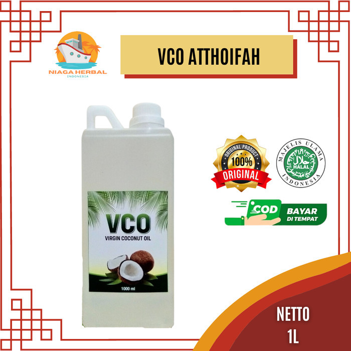 

VCO ATTHOIFAH Extra Virgin COCONUT Grade A 1000ml KETO