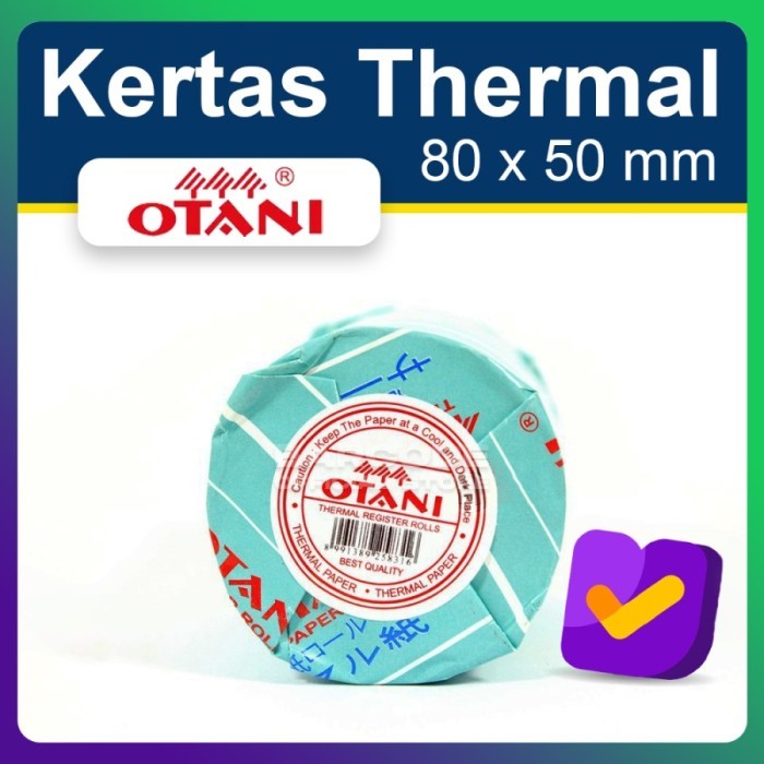 

Kertas Thermal Otani 80 X 50 Mm Struk 80Mm Isi 100 Roll Barangbaru