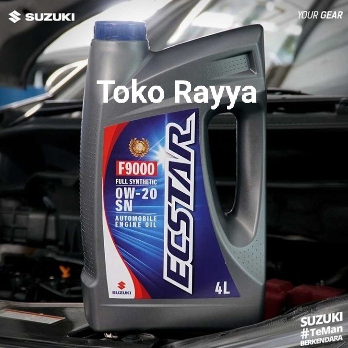 Oli Mesin Mobil Suzuki Ecstar 0W-20 Api Sn Full Synthetic F9000 Gln Harga Spesial