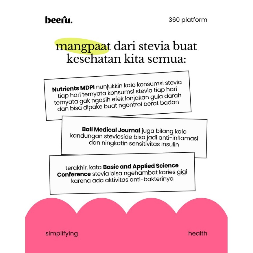 

Beeru Stevia Paket Serumah Pengganti Gula Diskon