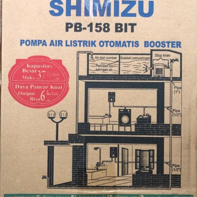 Pompa Dorong Shimizu Otomatis Booster Pump Otomatis Shimizu Waterplus