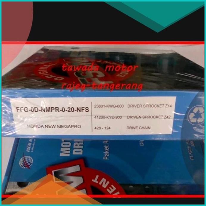 GIR SET NEW MEGAPRO MERK ASLI FSCM 140BZ4 suku cadang