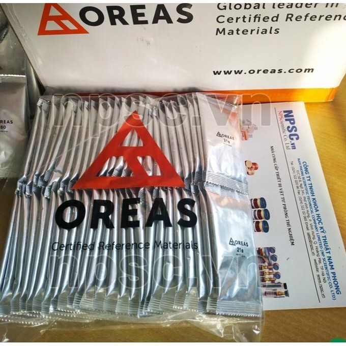 

BEBAS ONGKIR - CRM Mineral ORE Nickel Lateritic (Ni) OREAS 10 GR, 1 sachet