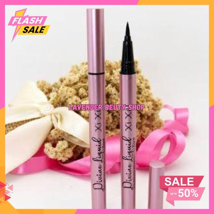 XI XIU EYELINER PEN LIQUID BLACK WATERPROOF - EYELINER SPIDOL XI XIU PRODUK TERBAIK