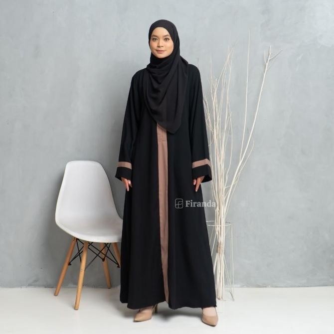 Firanda Abaya Arumi - Abaya Basic Polos - Gamis Dress Syar'i HT