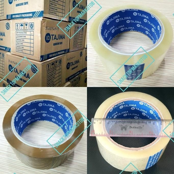 

Lakban Bening/Coklat Tajima BlueCore 2Inch(45mm) 90Yards Per DUS 72PCS